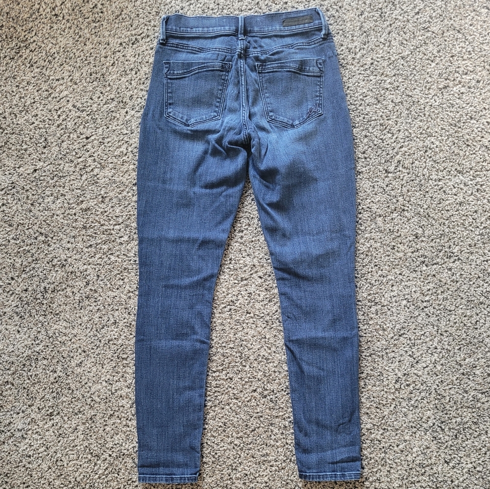 Express Mid Rise Legging Jeans - Picture 2 of 5
